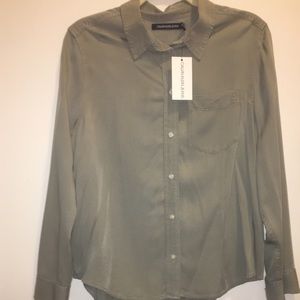 Women’s Calvin Klein gray button down